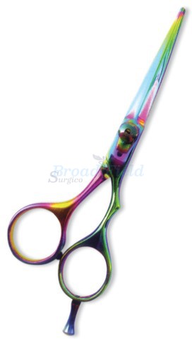 Professional Hair Cutting Scissor with razor edge. Multicolor Coating