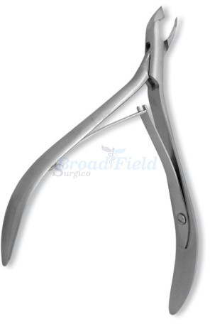 Cuticle Nipper, Double Spring. Mirror Finish